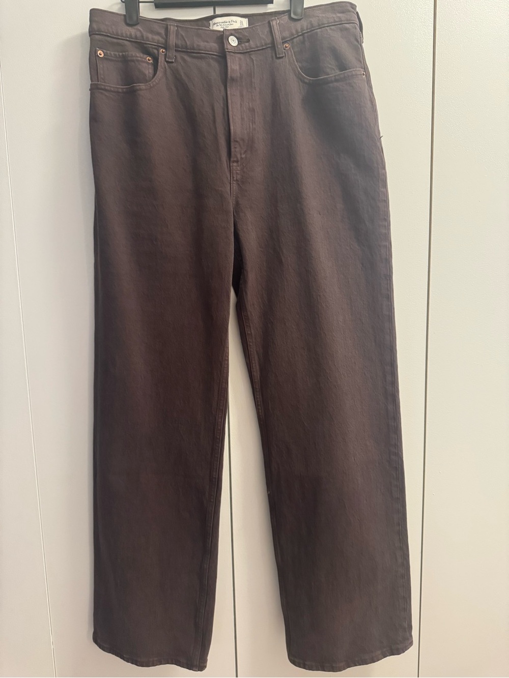 Abercrombie Women’s Brown High Rise 90s Relaxed Jean